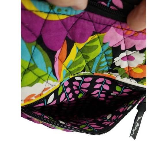 Vera Bradley Purse Va Va Bloom Colorful Floral Print Fabric Quilted Cross Body - Picture 6 of 15
